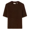 House of Dagmar Brushed Alpaca Top Tobacco Brown