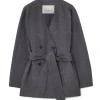 House of Dagmar Doublé Jacket Grey Melange