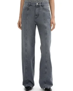 House of Dagmar Loose Fit Denim Light Grey