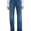 House of Dagmar Loose Fit Denim Dark Blue