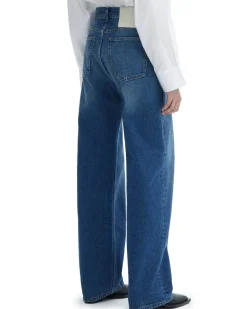 House of Dagmar Loose Fit Denim Dark Blue