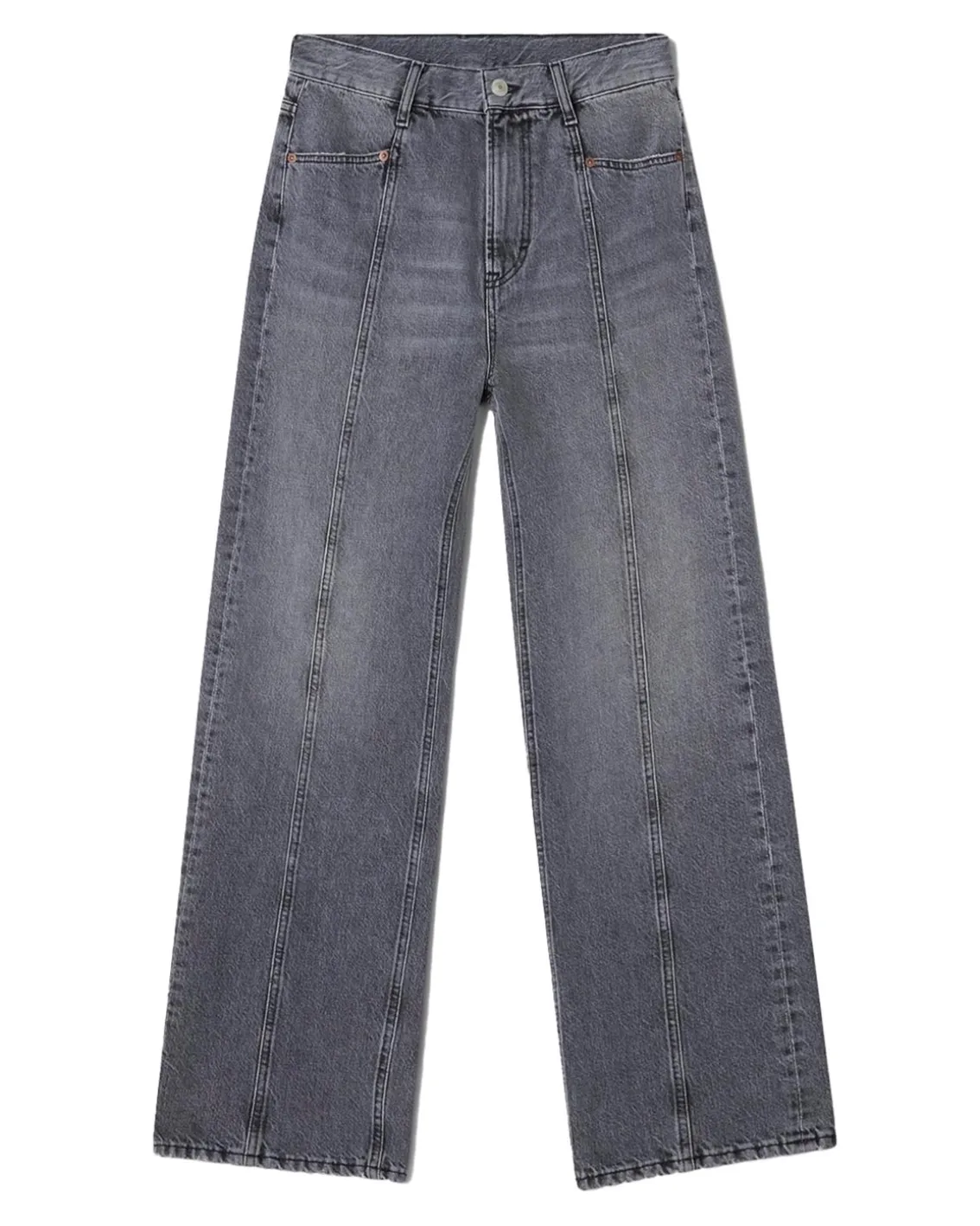 House of Dagmar Loose Fit Denim Light Grey