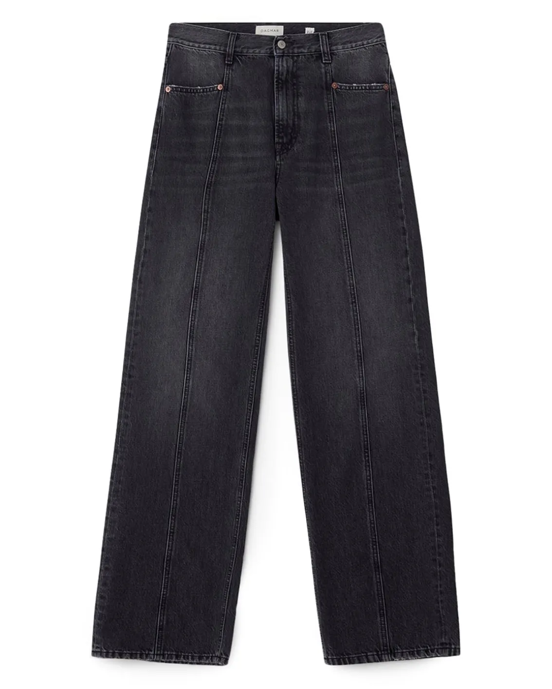 House of Dagmar Loose Fit Denim Dark Grey