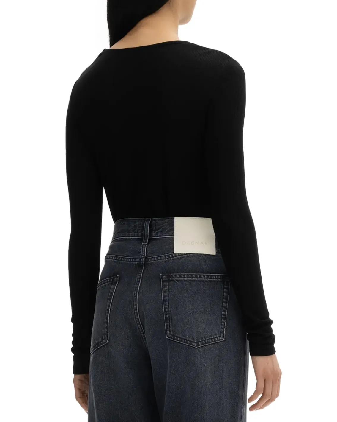 House of Dagmar Lyocell Long Sleeve Black
