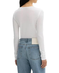 House of Dagmar Lyocell Long Sleeve White