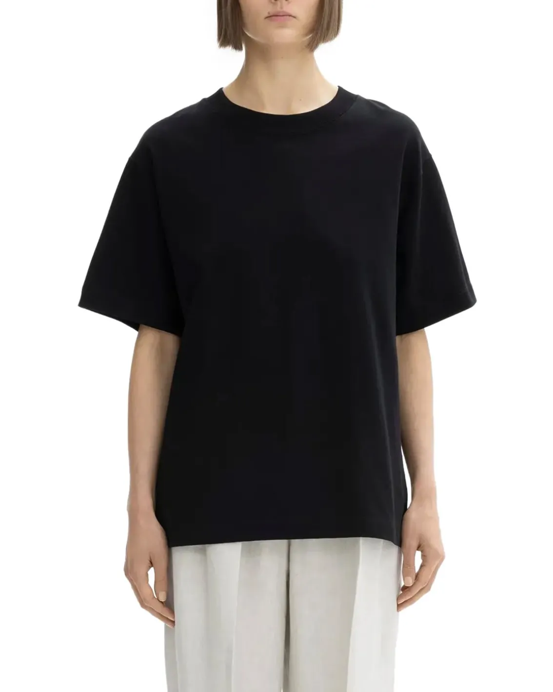 House of Dagmar Oversized Cotton Tee Black