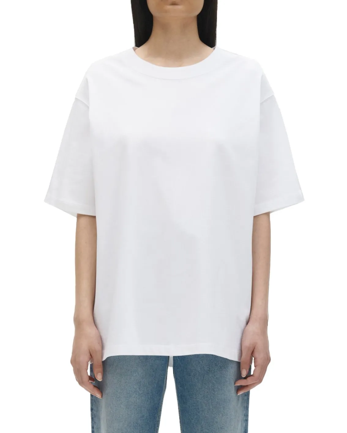 House of Dagmar Oversized Cotton Tee White