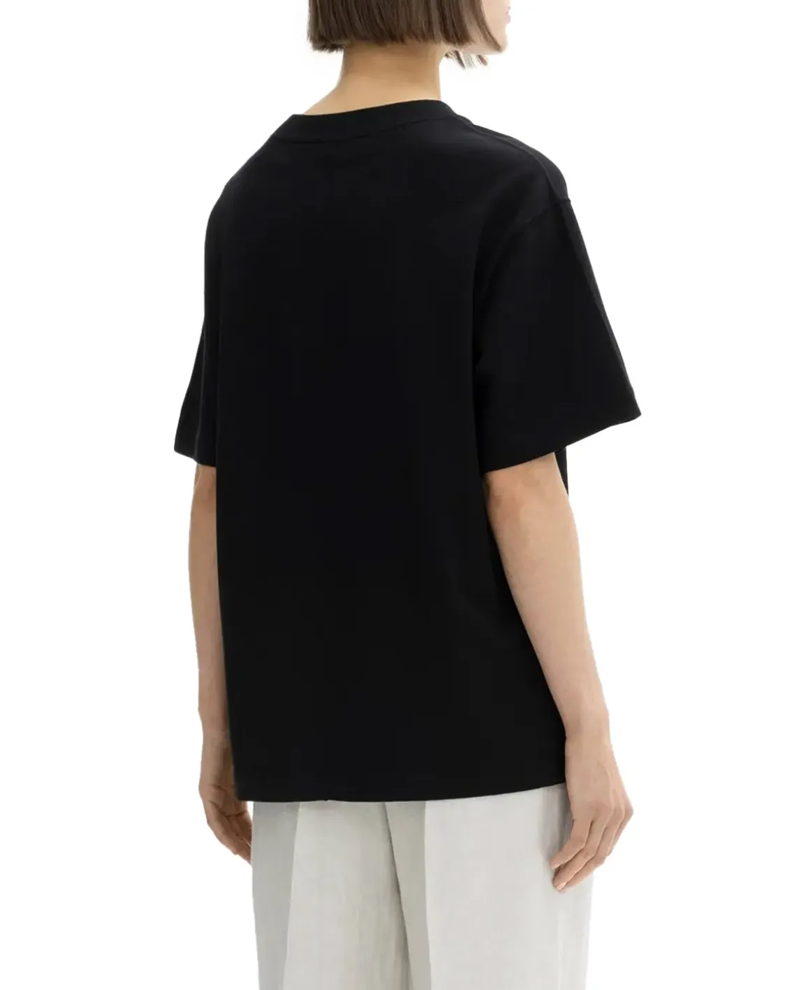 House of Dagmar Oversized Cotton Tee Black