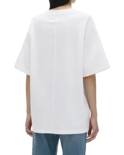 House of Dagmar Oversized Cotton Tee White