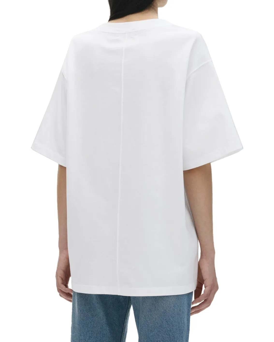 House of Dagmar Oversized Cotton Tee White