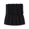 House of Dagmar Sculpted Tube Top Black