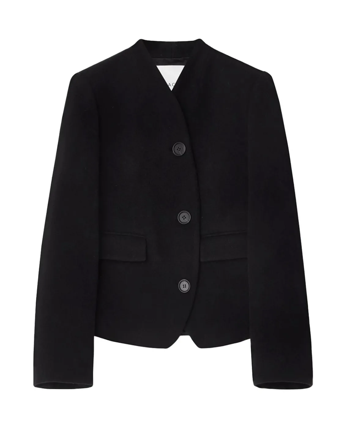 House of Dagmar Short Curved Jacket Black