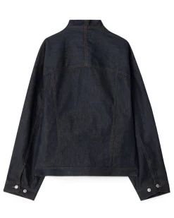 House of Dagmar Short Denim Jacket Selvedge Rinse