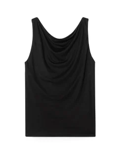 House of Dagmar Square Neck Top Black
