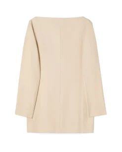 House of Dagmar Square Neck Blazer Sand Beige