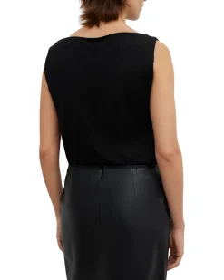 House of Dagmar Square Neck Top Black