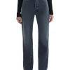 House of Dagmar Straight Leg Denim Dark Grey