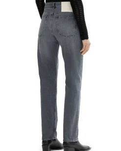 House of Dagmar Straight Leg Denim Light Grey