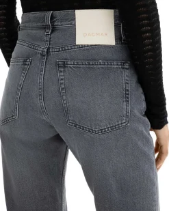 House of Dagmar Straight Leg Denim Light Grey