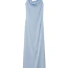 House of Dagmar Waterfall Maxi Dress Dove Blue