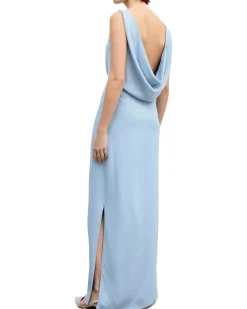 House of Dagmar Waterfall Maxi Dress Dove Blue