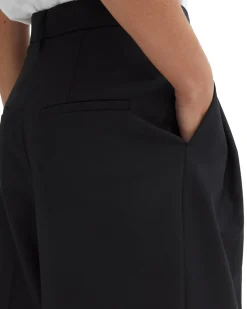House of Dagmar Wide Leg Suit Trousers Black