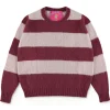 Howlin' Shaggy Bear Chunky Stripes Sweater Tropical