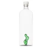 Ichendorf Bottle Cactus Green White Dots Clear
