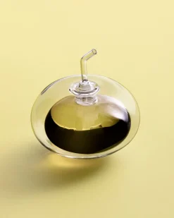 Ichendorf Doublewalled Olive Oiled Bottle Clear