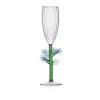 Ichendorf Optical Flute Light Blue Flower Clear