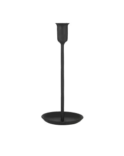 Iron Candle Holder Black