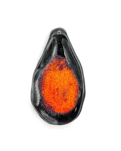 Isabella Bernulf Incense Holder Black Orange