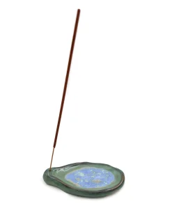 Isabella Bernulf Incense Holder Turquoise/Light Blue