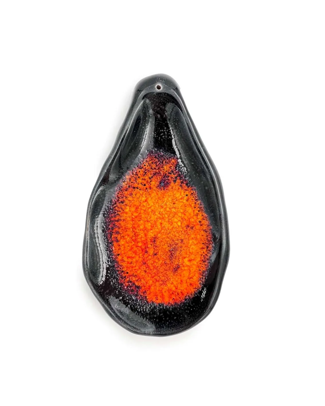 Isabella Bernulf Incense Holder Black Orange