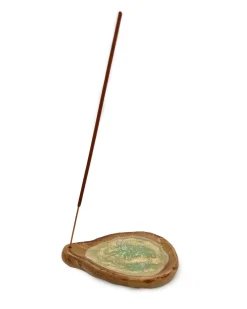 Isabella Bernulf Incense Holder Beige/Green
