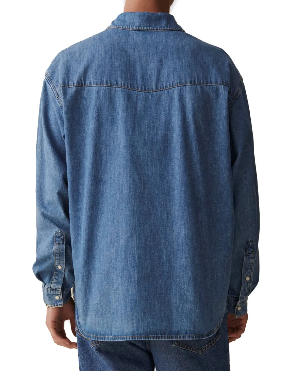 Jeanerica Arno Denim Shirt Light Blue Vintage