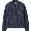 Jeanerica Joe Denim Jacket Dark Blue Righe
