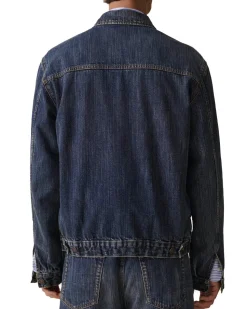 Jeanerica Joe Denim Jacket Dark Blue Righe