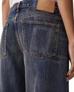 Jeanerica Kw012 Kyoto Jeans Dark Blue Righe