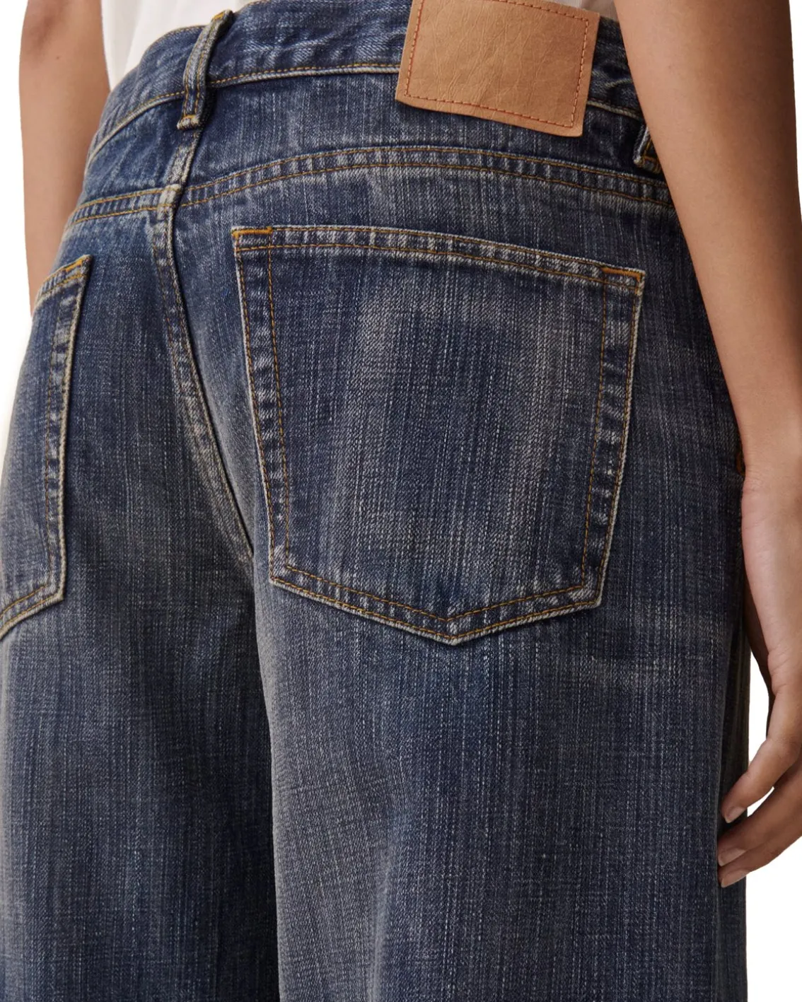 Jeanerica Kw012 Kyoto Jeans Dark Blue Righe