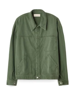 Jeanerica Noa Jacket Chevron Green