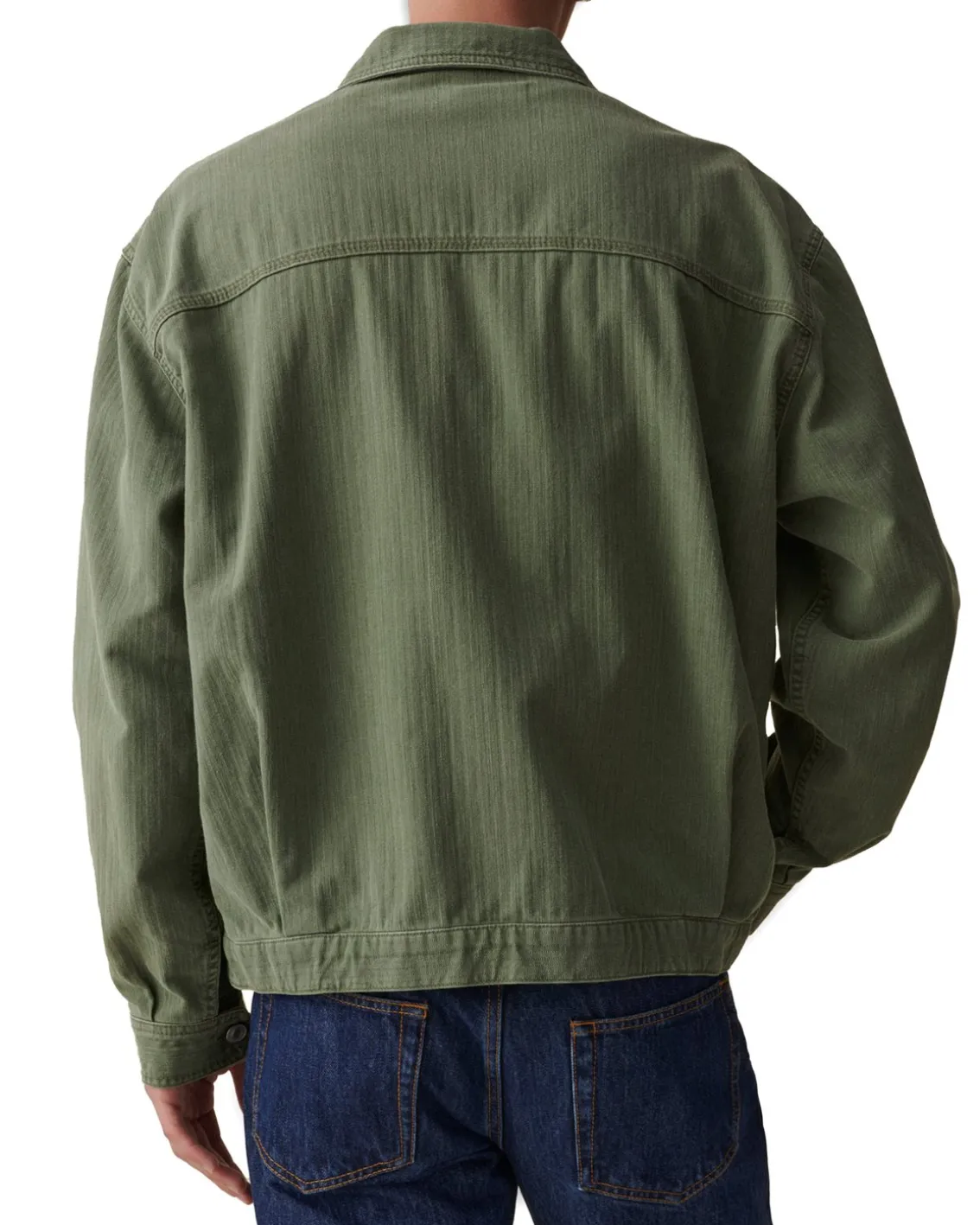 Jeanerica Noa Jacket Chevron Green