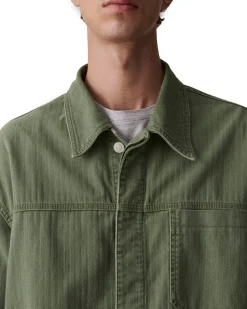 Jeanerica Noa Jacket Chevron Green