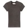 Jeanerica Valeria Rib Tee Washed Black