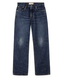 Jeanerica Vm009 Vega Jeans Dark Blue Righe