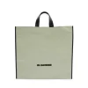 Jil Sander Border Book Tote Bag China Blue