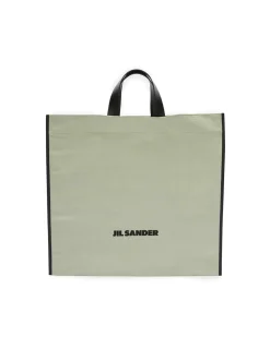 Jil Sander Border Book Tote Bag China Blue