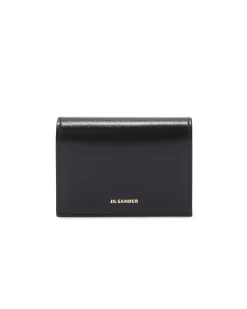 Jil Sander Folded Card Holder Black