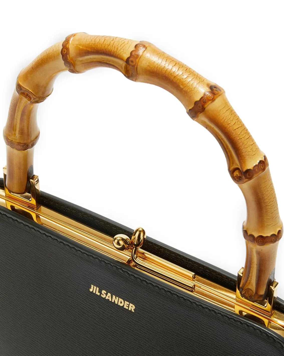 Jil Sander Goji Square Bag Black/Natural