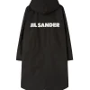 Jil Sander Logo Parka Black